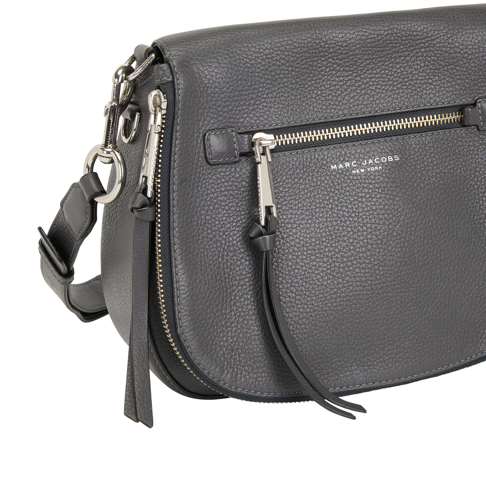 Recruit Nomad, &pound;140, Handbags, Grey, Leather, Other view